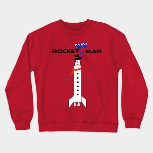 Rocket Snowman Crewneck Sweatshirt